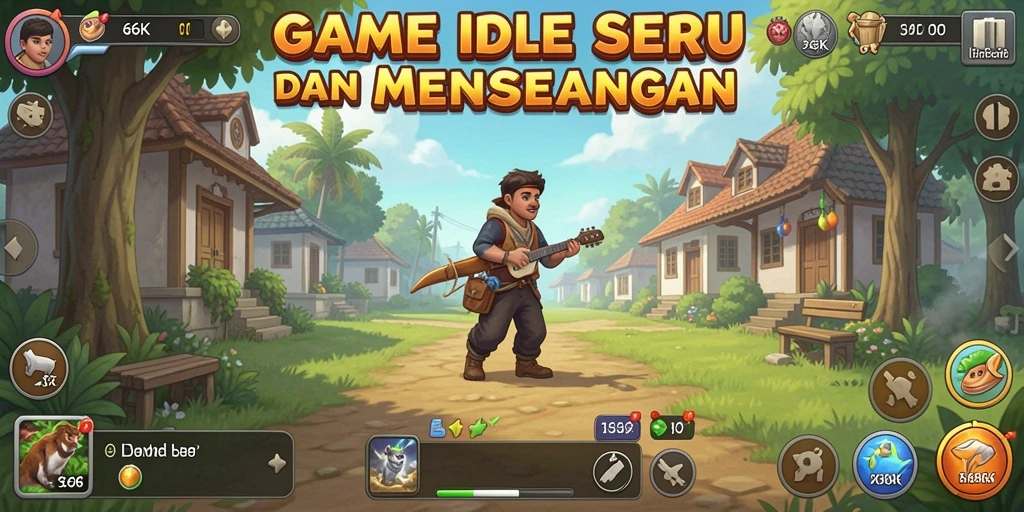 Tampilan gameplay 66K yang menawan dan menghibur.
