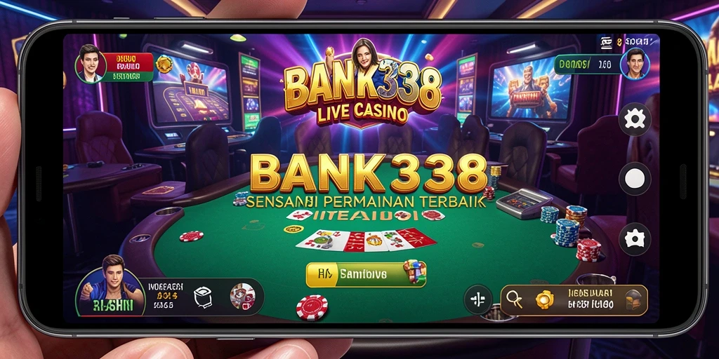 Tampilan gameplay Live Casino yang mengasyikkan di BANK338.