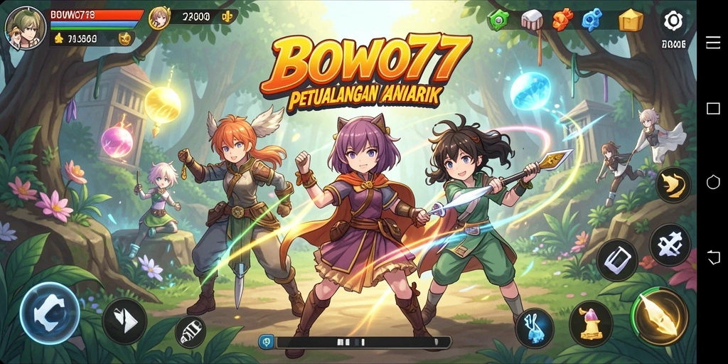 Menampilkan gameplay memukau di dunia anime.