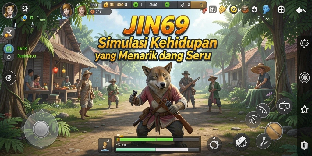 Tampilan gameplay JIN69 yang menarik dan interaktif.