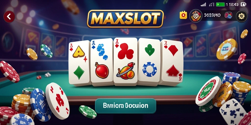 Tampilan gameplay menarik dari MAXSLOT permainan Domino.