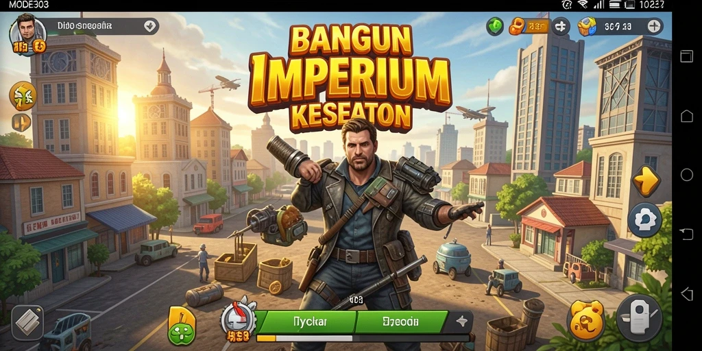 Tampilan menarik gameplay Tycoon MODE303 dengan manajemen rumah sakit.