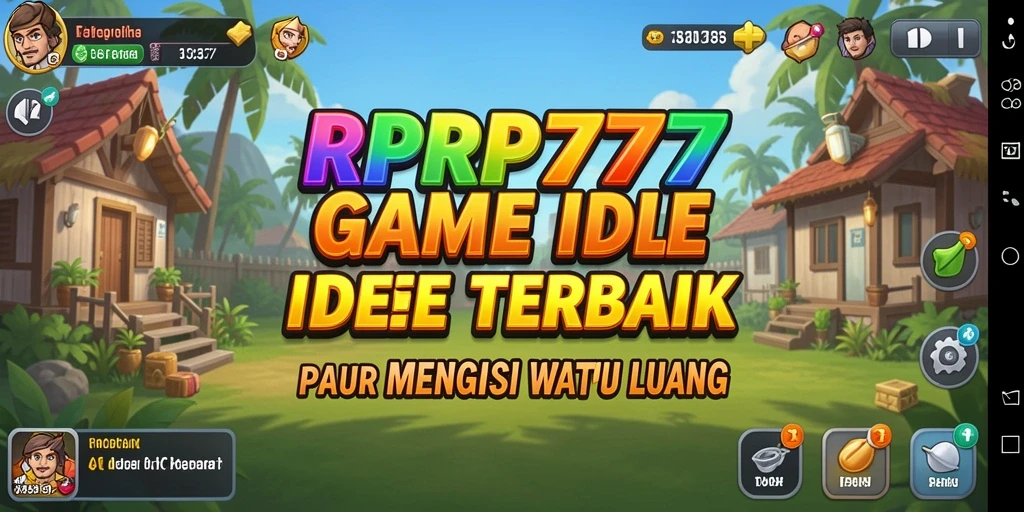 Gameplay seru RPRP777 dengan berbagai karakter menarik.