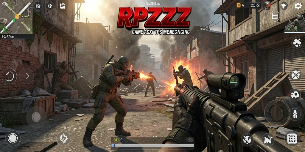 Tangkapan layar gameplay RPZZZ menunjukkan aksi menegangkan dan grafis yang menawan.