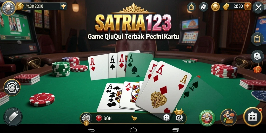 Tampilan gameplay menarik dari SATRIA123 QiuQiu.